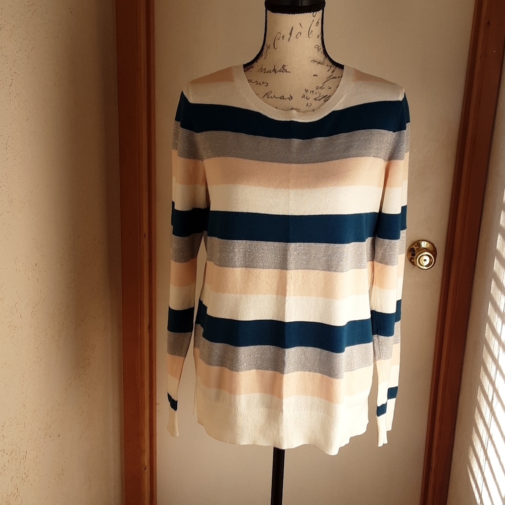 Loft Striped top Spandex